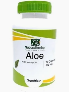 Aloe Vera en cápsulas.